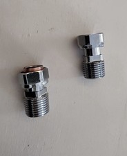 Radiator Valve Replacement Tails 15mm x 1/2" BSP (PAIR)  FAST DELIVERY