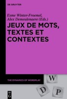 Jeux De Mots, Textes Et Contextes Esme Winter-Froemel
