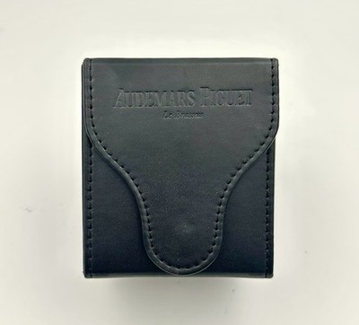 Audemars Piguet AP Travel Case Service Box Original Leather Black Le Brassus