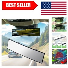 11.81 Universal Chrome Rear View Mirror With Enhanced Visibility 11.81 Universal Chrome Rear View Mirror With Enhanced Visibility