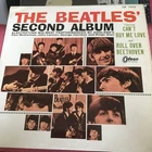 THE BEATLES SECOND ALBUM JAPANESE LP ODEON RED VINYL RECORD INSERT