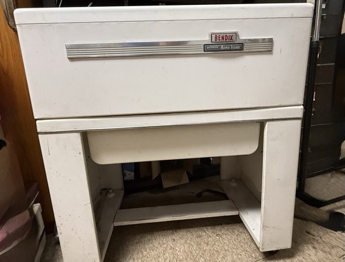 Vintage 1950s Bendix Automatic Home Ironer Rotary Iron Mangle w/ Manual