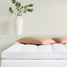Queen Premium Cooling 4" Dual Layer Memory Foam Mattress Topper - Casaluna
