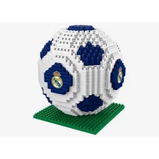 Real Madrid BRXLZ 3D Club Crest Soccer Ball Construction Kit 696 Pieces Official