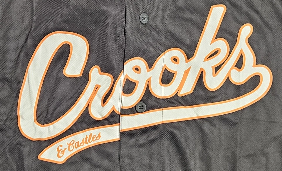 Camiseta de béisbol para hombre Crooks & Castles talla 4XL negra Foto 3 de 4