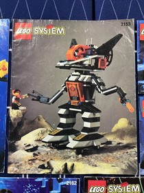 LEGO SYSTEM VINTAGE MANUAL LOT SPACE POLICE AQUAZONE 2153 6957 2162 6175 2160 +