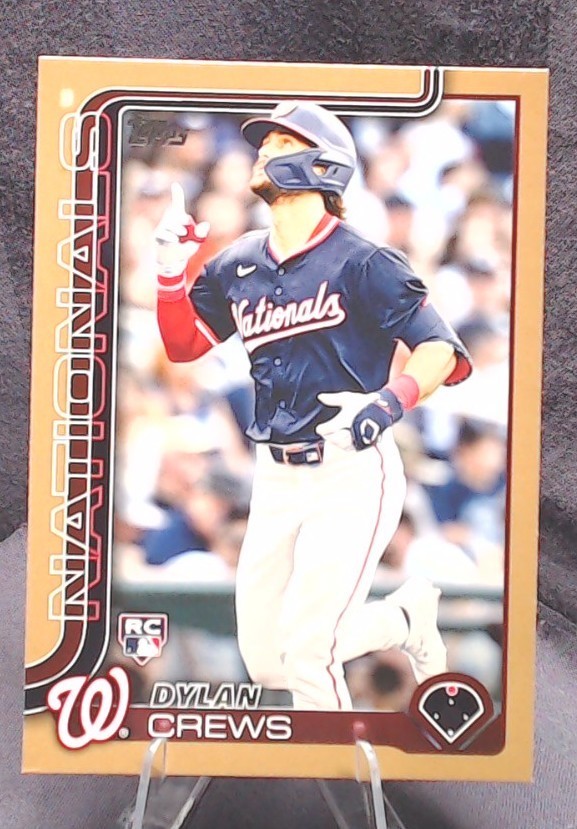 DYLAN CREWS 2025 Topps #74 (RC)(#'d) /2025 Gold FREE Mag Holder