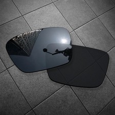 RAWD POLARIZED Stealth Black Replacement Lenses for-Oakley Fuel Cell OO9096