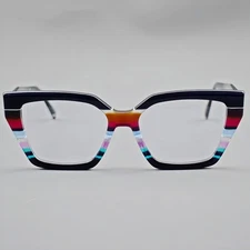 Clourful Eyeglasses Fashion Vintage Square Thick Acetate Eyeglasses Frames Women