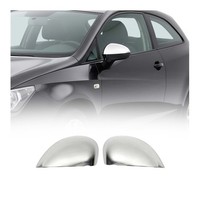 Spiegelkappen Spiegelabdeckung FüR Seat Leon 1P1 2005-2012 Edelstahl Chrom 2Tlg