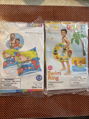 Intex Bundle 24  Float Ring And One Pair Arm Floats New Sumer Pool