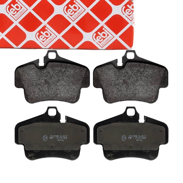 febi BremsbeläGe FüR Porsche 996 997 3.6 3.8 Carrera Turbo 987 2.7-3.4 Hinten-image