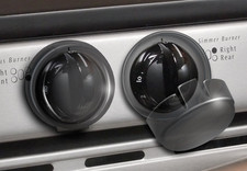 Stove Knob Covers for Child Safety 5 Pack Universal Size Charcoal View Chil...