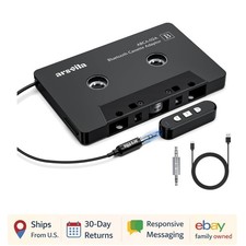 Car Audio Cassette to Aux Adapter, 5.1 Bluetooth Receiver Kit for Cassette to...