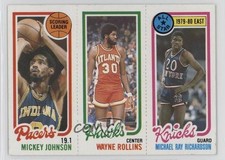 1980 Topps Mickey Johnson Tree Rollins Micheal Ray Richardson Wayne Michael 10fs