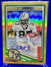 2025 Panini NFL Score - Joe Horn Gold Zone /50 Card # 18