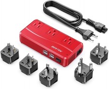 BESTEK International Power Adapter 250W, 220V to 110V Step Down Travel Voltag...