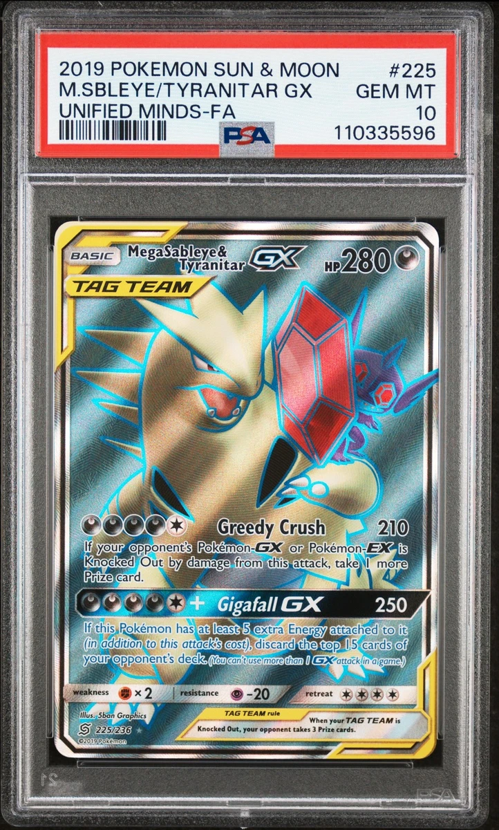 Mega Sableye & Tyranitar GX 225/236 Sm-Unified Minds for sale | eBay