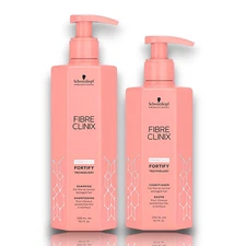 Schwarzkopf Fibre Clinix Tribond FORTIFY Shampoo 10.1 oz& Conditioner 8.5 oz DUO