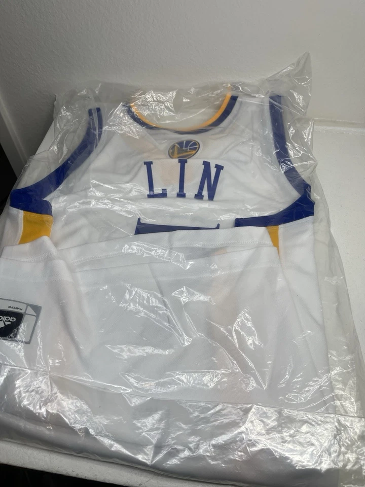 NUEVO Jeremy Lin Golden State Warriors Adidas Swingman NOVATO MEDIO SELLADO NBA Foto 3 de 4