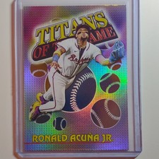 Topps 2025 Chrome Logofractor Ronald Acuña Jr. Braves #CAE-8 Insert