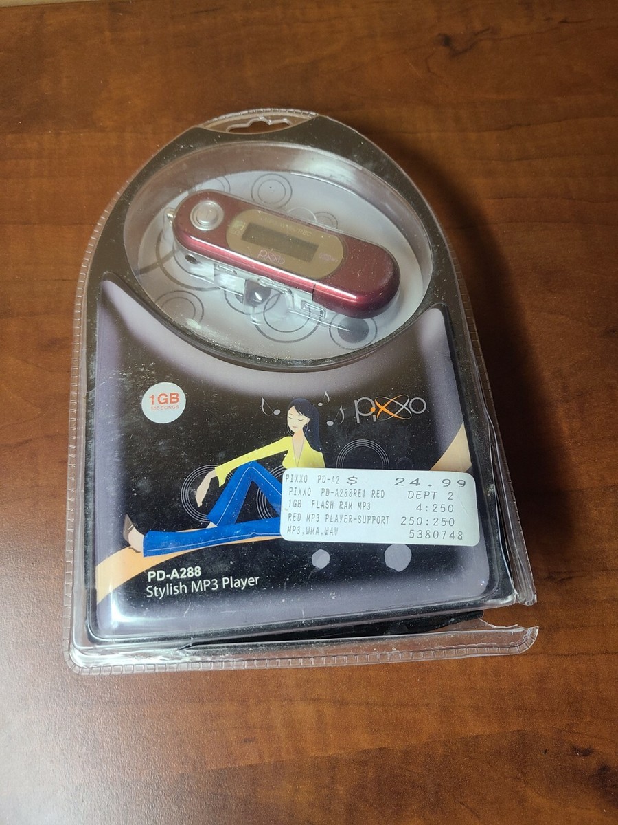 pixo 4GB stylish MP3 player ~PD-A288 RED | eBay