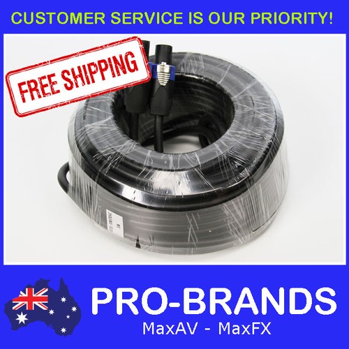 MaxAV M-M 30 Metre 4 Core AV Male 