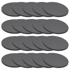 Rubber Solid Discs Washers 20 Pcs 50mm OD x 3mm Thick Rubber Round Gasket Pad...
