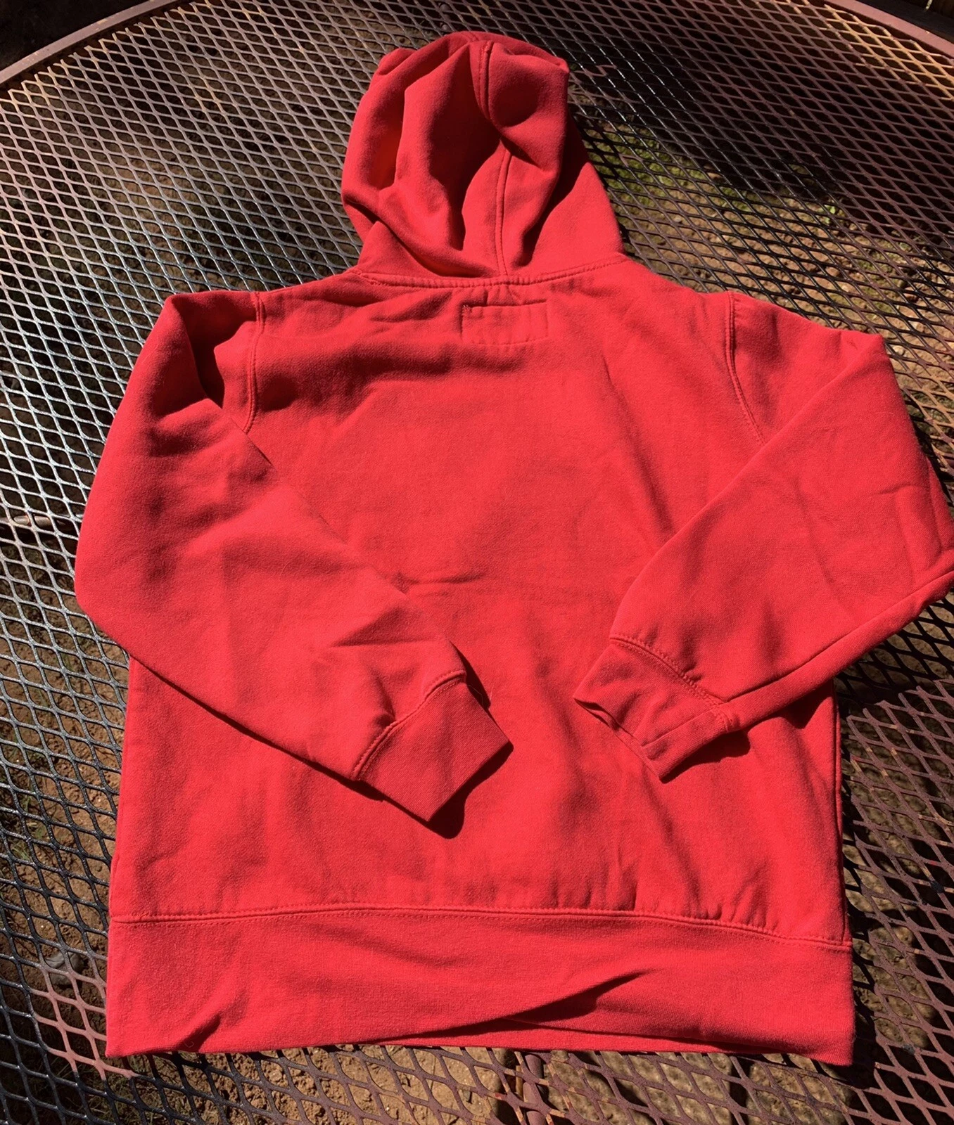 VETEMENTS Felpa con cappuccio Ohio State Varsity Authentic Apparel Buckeyes College taglia Large giovanile