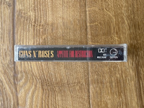 Guns N' Roses Appetite For Destruction Cassette Tape - Case Damage Tested Works - Picture 3 of 7