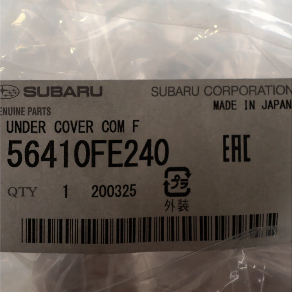OEM NEW 2006-2007 Subaru Impreza WRX STI Front Radiator Under Cover 56410FE240 - Изображение 4 из 4