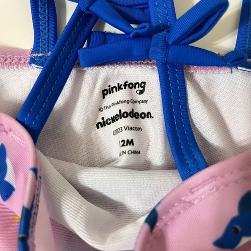 Nickelodeon Baby Hai Rüschen Tankini 2-teilig Bikini Badeanzug Mädchen 12 Monate Neu mit Etikett - Bild 5 von 9