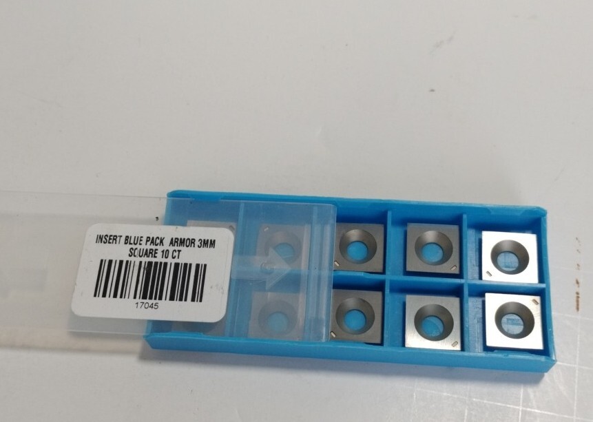 Carbide Insert 17045 10ct. 3mm Square Carbide Insert. 