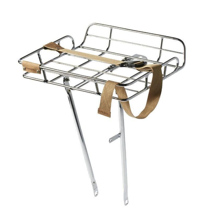 Porte-bagage avant plateforme rigide et tringles alu ajustables 26"-28"