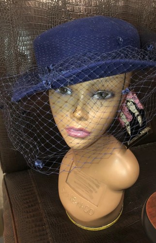 Designer Dress Hat OSFM Veil Bow | eBay