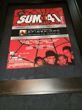 Sum 41 What We're All About SpiderMan Rare Original Radio Promo Poster Ad Framed