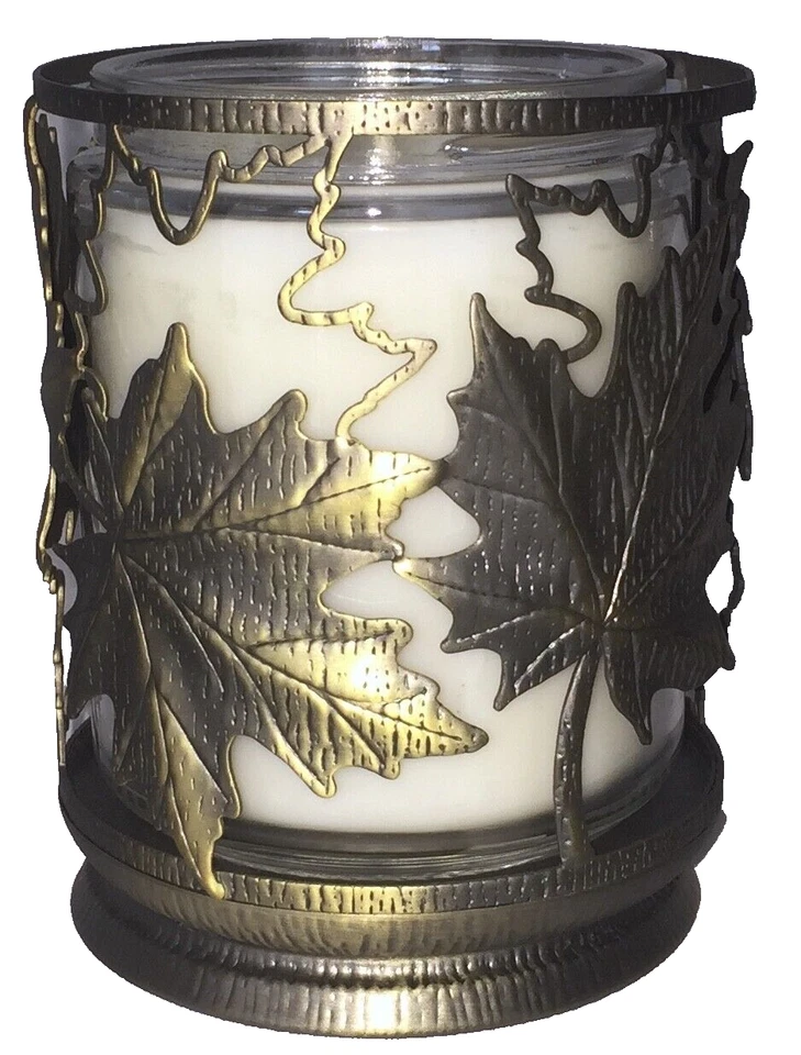 Nuevo Candelabro Hojas de Arce Otoño Hoja de Bronce Baño y Cuerpo Funciona Otoño Foto 2 de 4