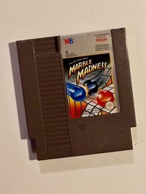 Nintendo NES - Marble Madness - Cart & Box - Tested & Working