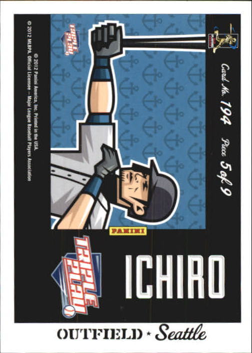 2012 (MARINERS) Triple Play 194 Ichiro Suzuki Puzzle eBay