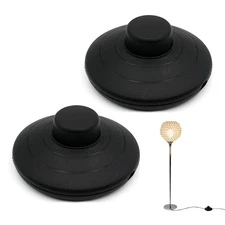2Pcs Foot Switch for Lamp Floor Pedal Switch Replacement Step On/Off Inline Ligh