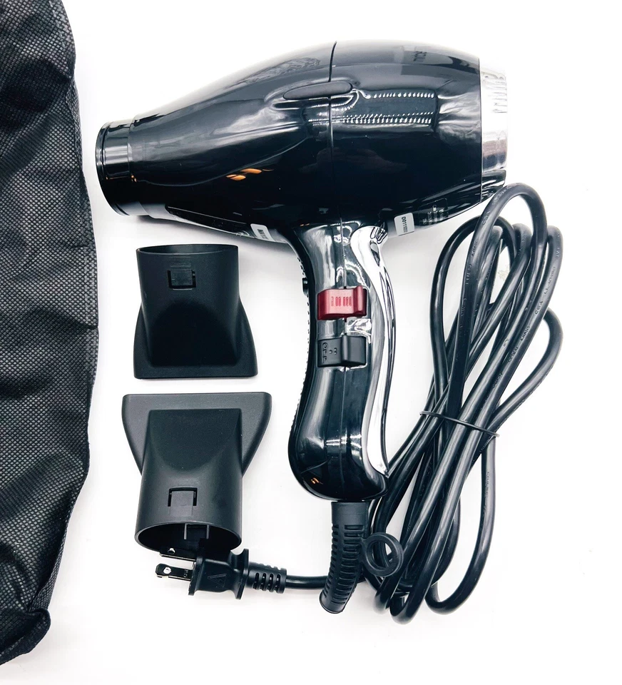 Secador de pelo profesional Elchim 3900 Healthy Ionic - negro y plateado Foto 4 de 4