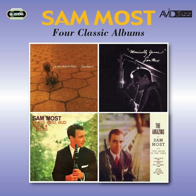 Sam Most Four Classic Albums 2-CD NEW SEALED 2017 Remastered Jazz