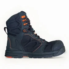 HELLY HANSEN 8" Men's Work Boots 172003 Aluminum Toe Composite Plate 12 US Size