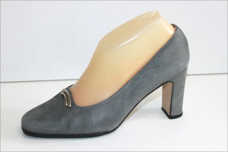 Grey high shop heeled shoes
