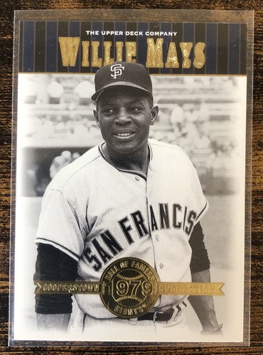2001 WILLIE MAYS - Upper Deck Cooperstown Collection # 19 MLB Hall of Fame