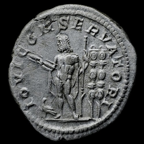 Monedas romanas Elagabalus NGC XF, AD 218-222. Doble denario AR. A942 - Imagen 5 de 9