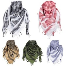 PLO TUCH Pali Arafat Kopftuch Halstuch Schal Punk 110x110cm Fransen Winter TOP