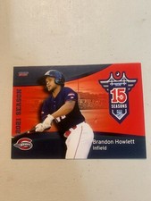 Brandon Howlett Card 2021 Greenville Drive Team Card