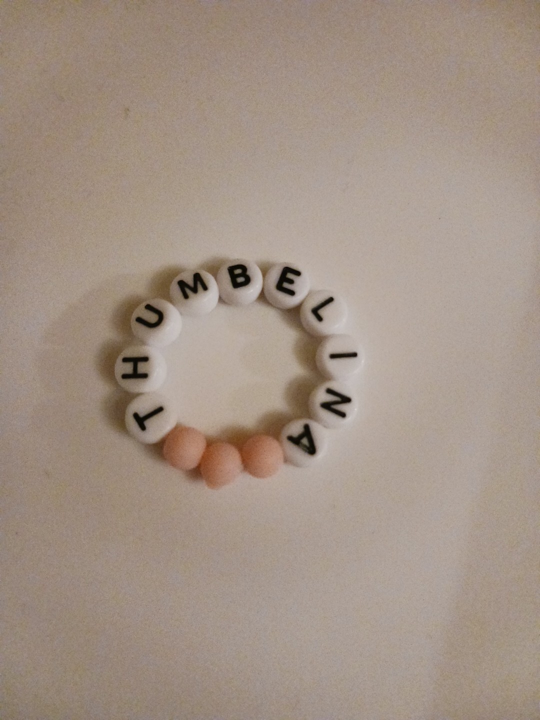 Newborn Thumbelina Repro Bracelet fits  9" or 14" Dolls *Pink*