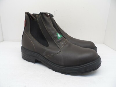 Royer Men's 6'' XPAN ARROW Non-Lined Steel Toe Slip-On Work Boot 2132XP Brown 9M